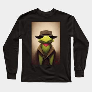 Detective Kermit Long Sleeve T-Shirt